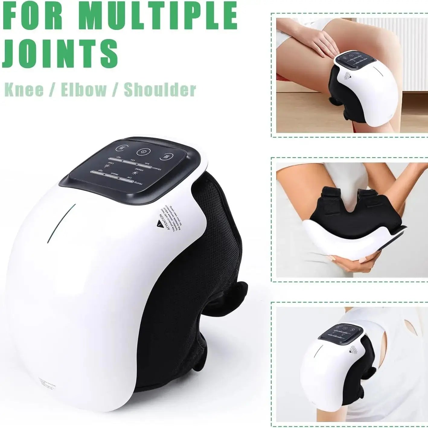 3 in 1 Knee Massager Heated Leg Joint Vibration Relief Machine - 6