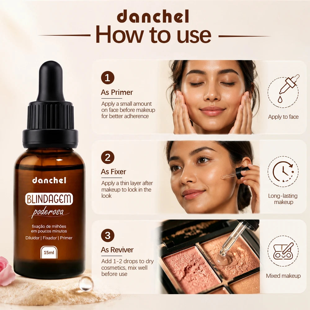 3 in 1 Makeup Primer and Setting Serum Waterproof Face Fixer
