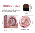 Roller Blush Spherical Powder Beads Shimmer Face Makeup Blusher