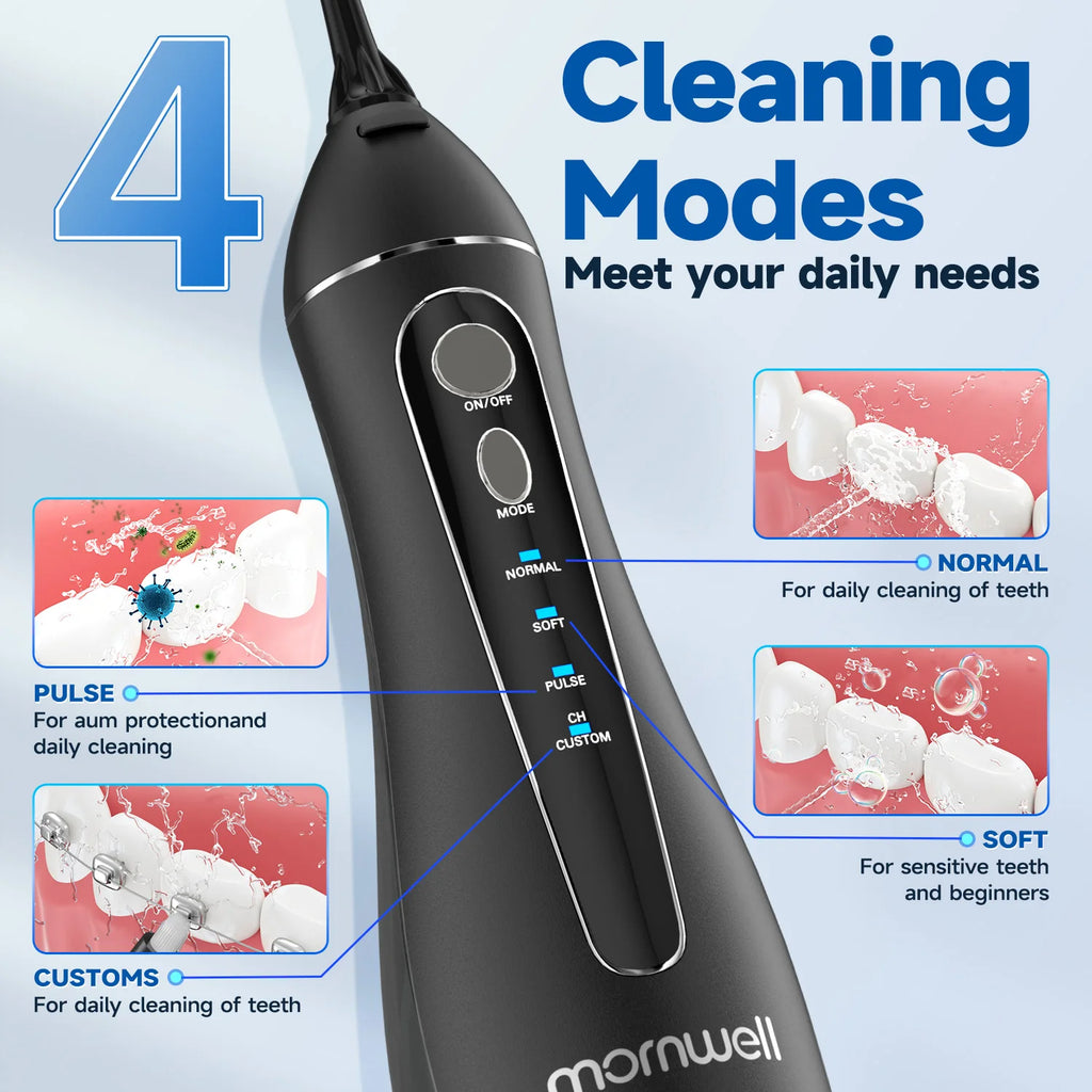 Portable Water Flosser Cordless Dental Oral Irrigator