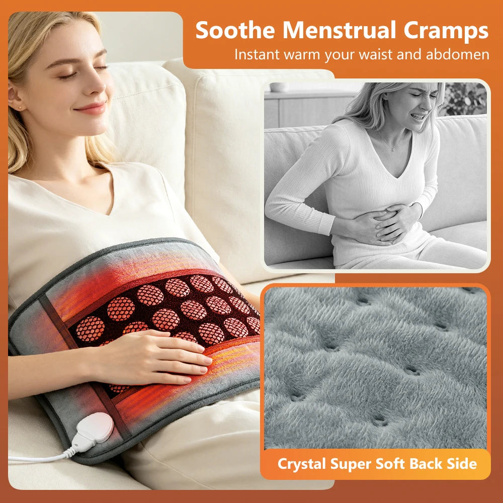 Jade Heating Pad and Electric Warming Mat for Pain Relief - 4
