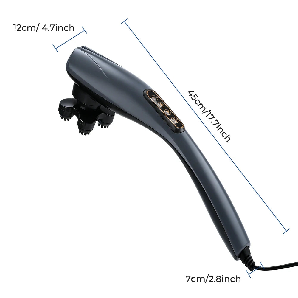 Electric Dolphin Massager Handheld Percussion Body Muscle Relax Tool - 14