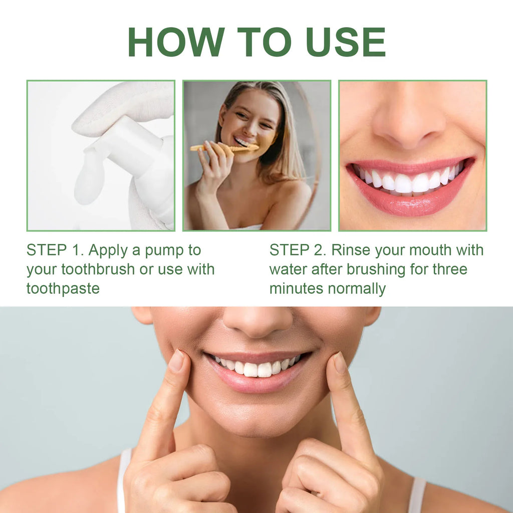 Whitening Foaming Toothpaste Teeth Cleaning Mousse