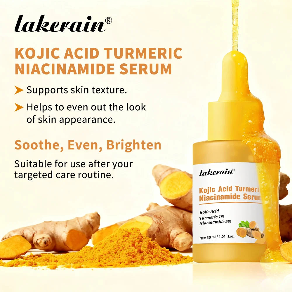 Kojic Acid Turmeric Serum Face Brightening Essence