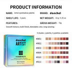 9 Color Eyeshadow Palette Matte Shimmer Makeup Pigmented Powder Kit
