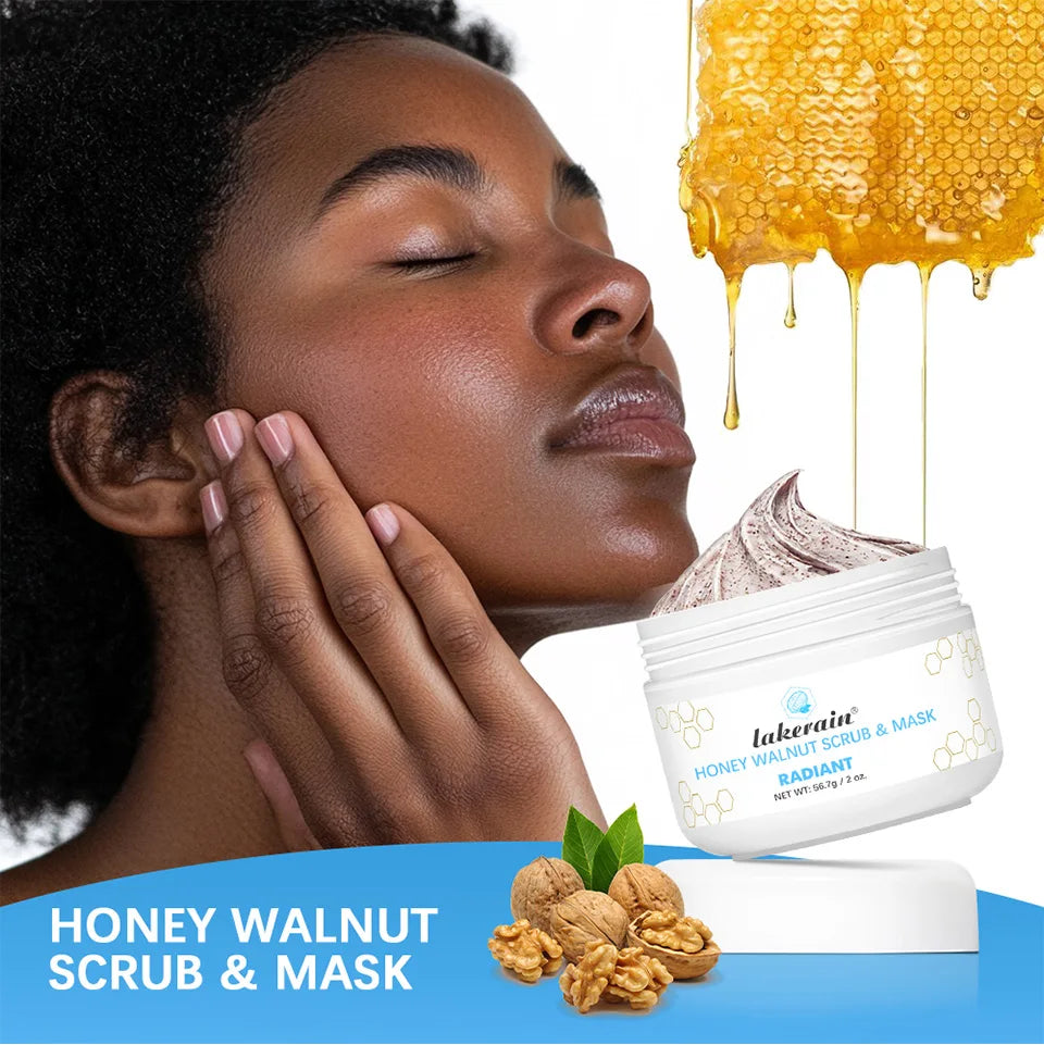 Honey Walnut Facial Scrub and Exfoliating Mask - 7