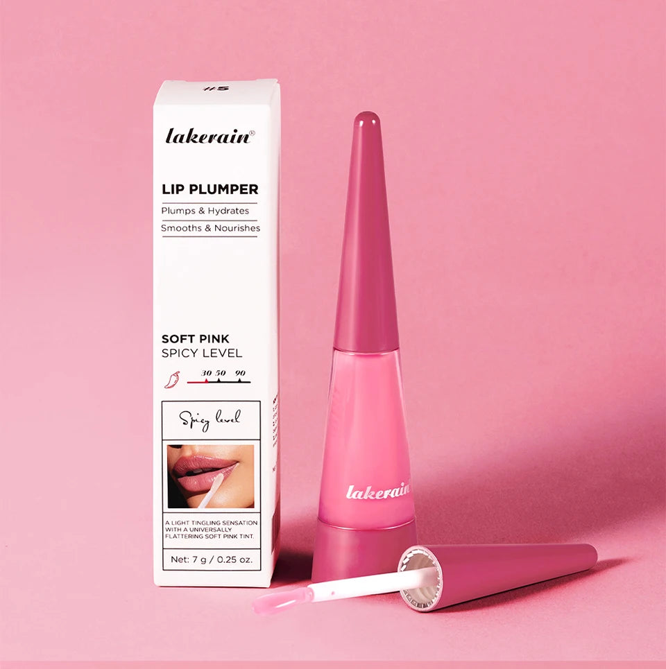 Lip Plumper and Volumizing Lip Gloss Serum for Fuller Looking Lips