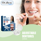 Adjustable Snap On Dentures Temporary Veneers for Missing Teeth