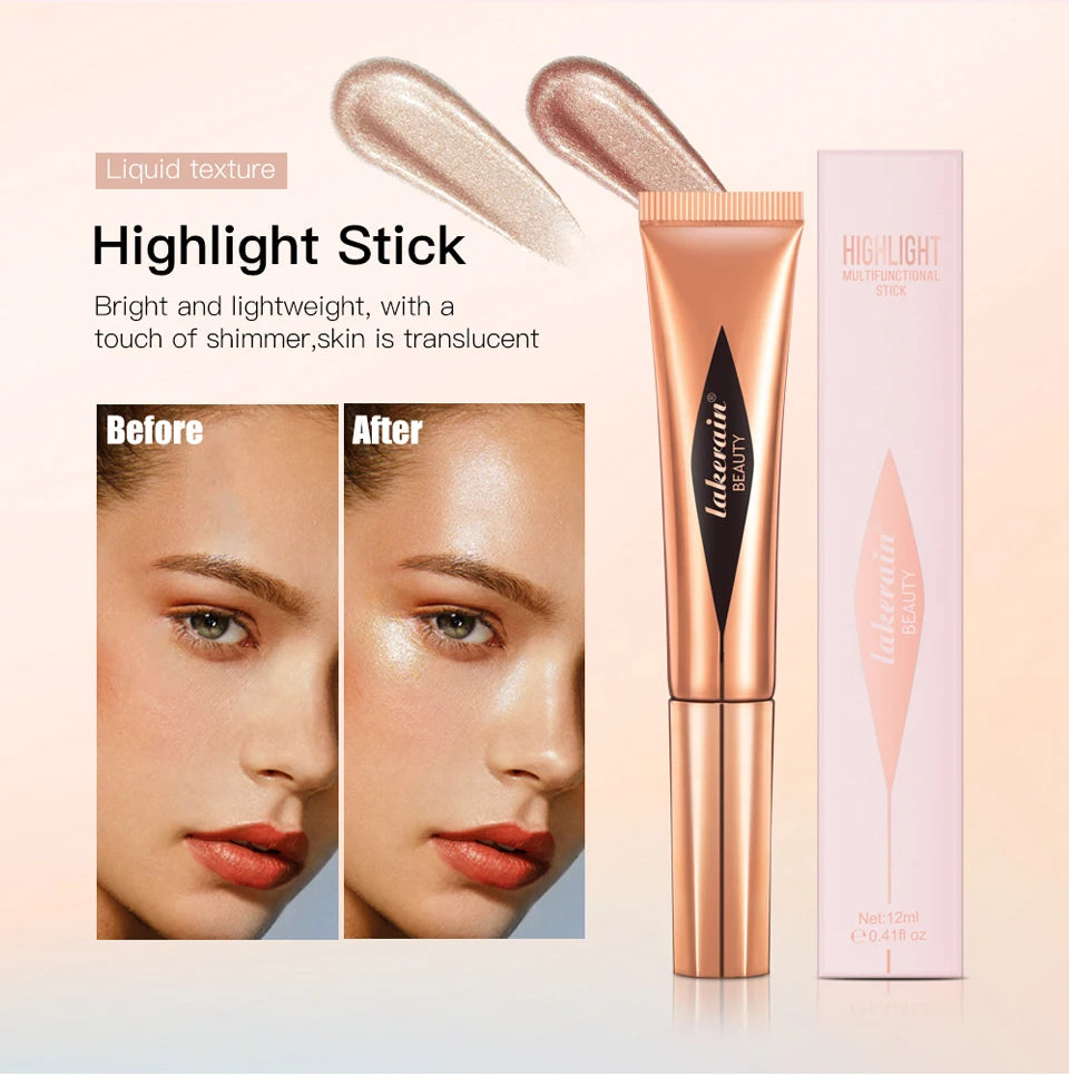 Liquid Face Contour Wand Stick Makeup Highlighter and Blusher - 9