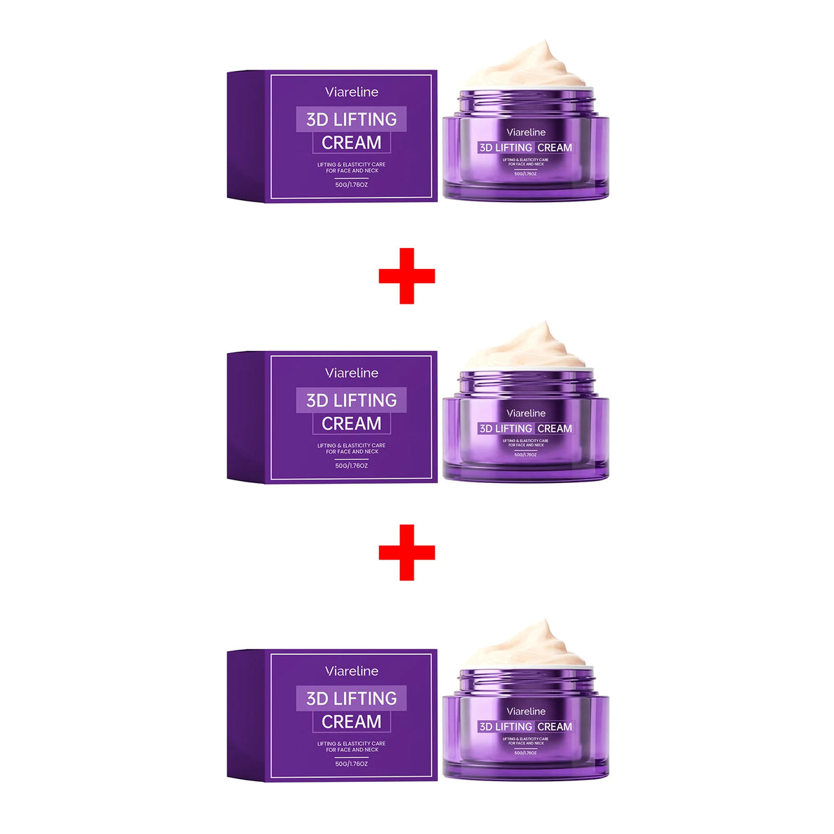 3D Lifting Cream Face and Neck Firming Anti Aging Tightening Moisturizer