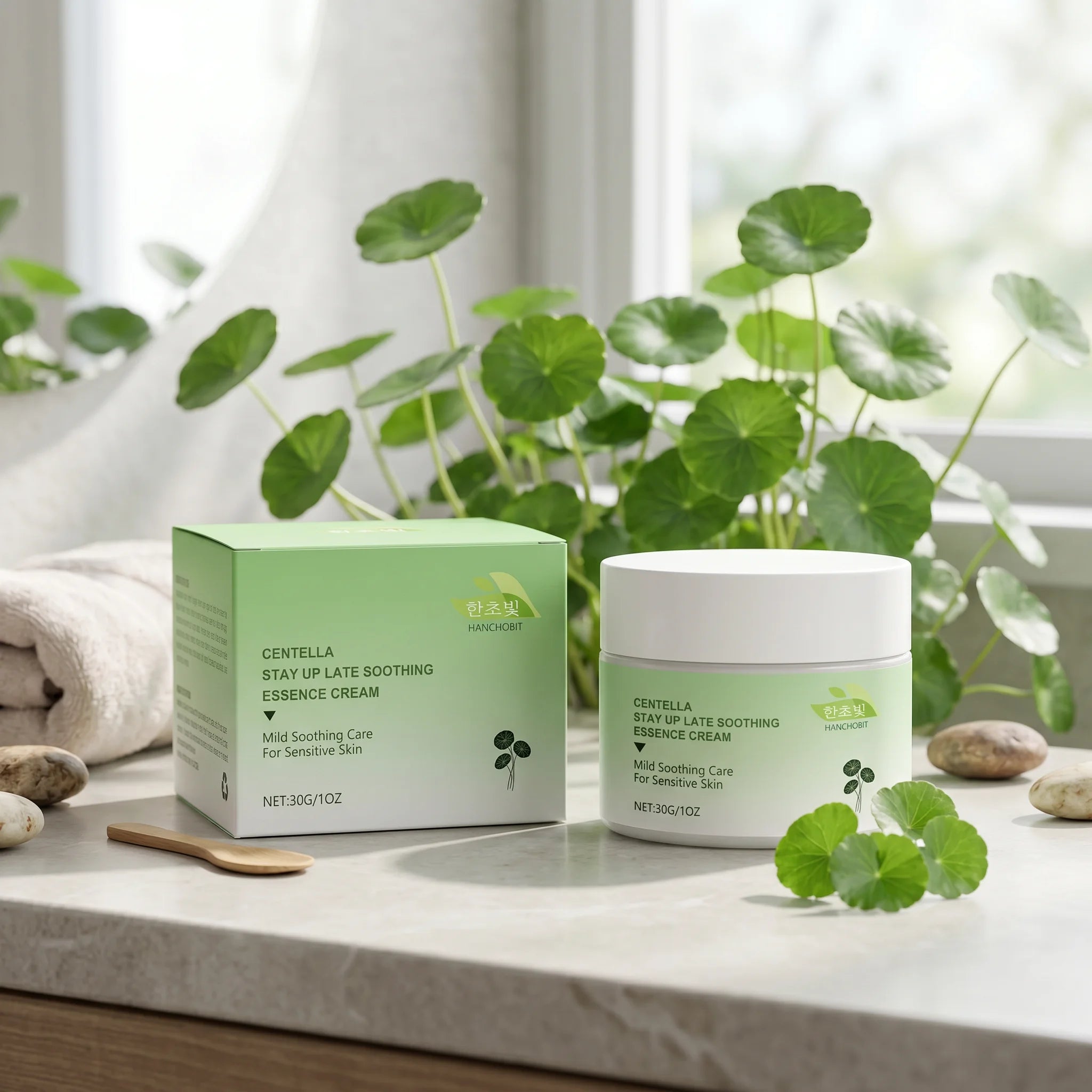 Centella Asiatica Soothing Cream Calming Facial Moisturizer - 3