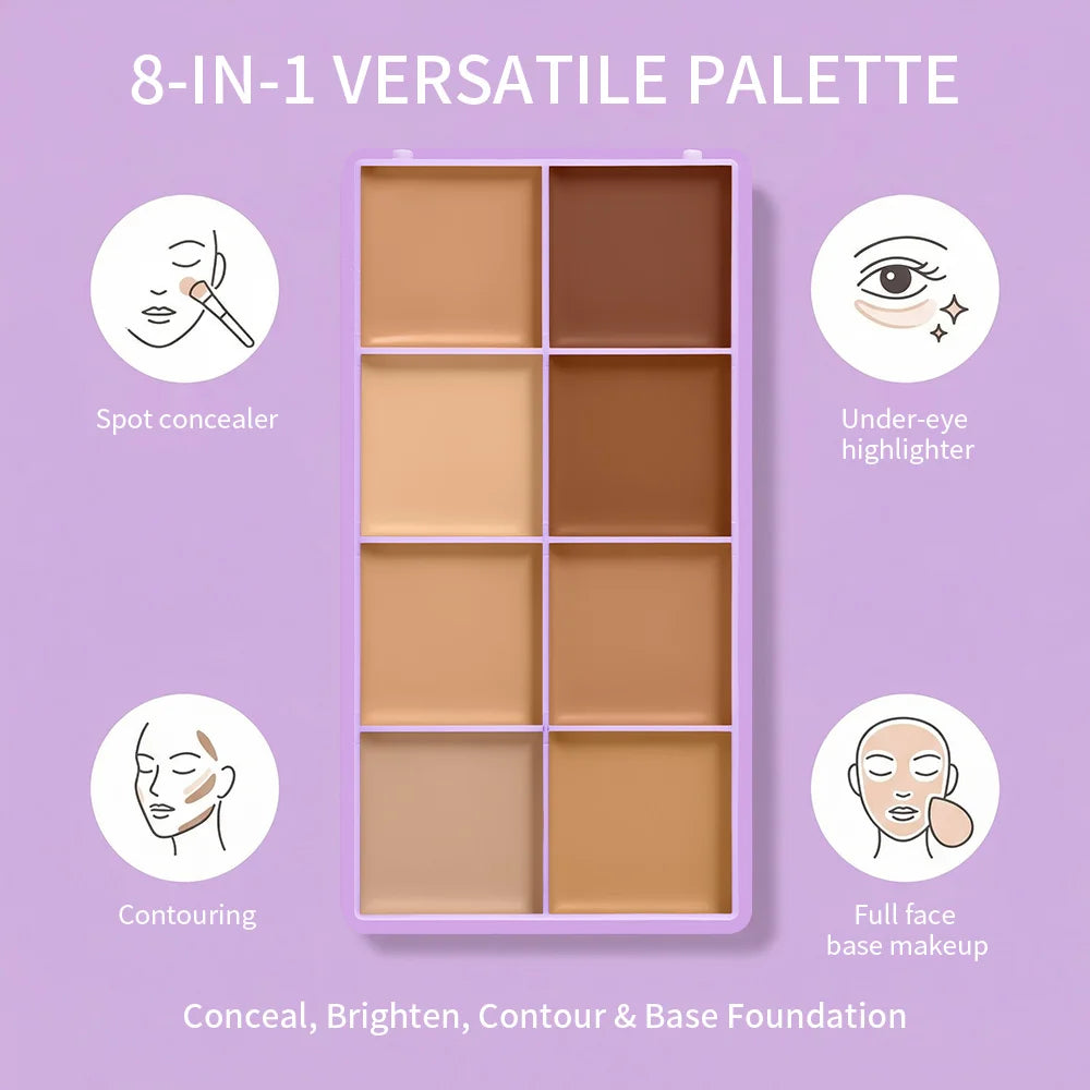 Cream Concealer Palette and Contouring Kit