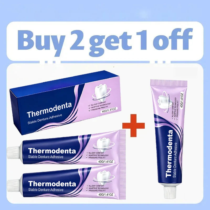 Thermoplastic Denture Adhesive Gel Comfort Cushion for False Teeth