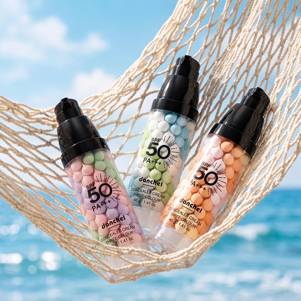 3 Color Correcting Concealer Primer SPF50 Face Makeup Base - 18