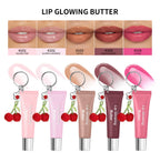 Lip Gloss With Keychain Hydrating Lip Butter Tinted Makeup