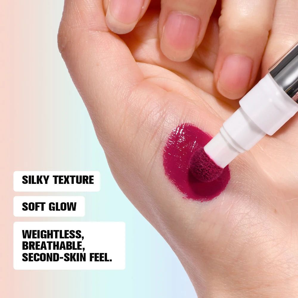 Liquid Blush Stick Sponge Tip Face Makeup Blusher