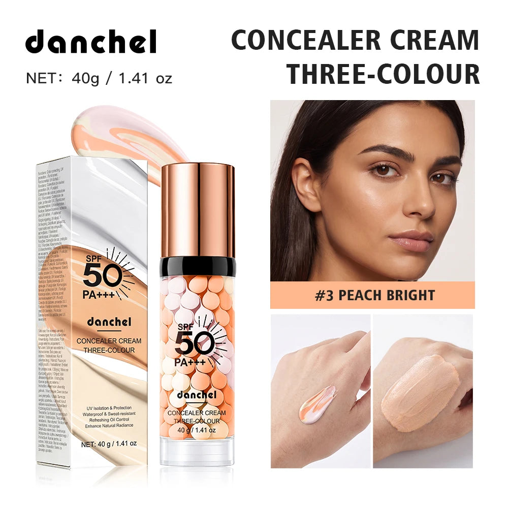 3 in 1 Color Correcting Primer SPF 50 Makeup Base and Sunscreen