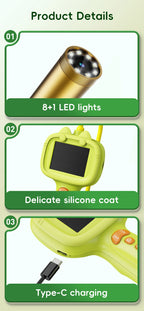 Kids Borescope Camera Educational Science Inspection Snake Scope