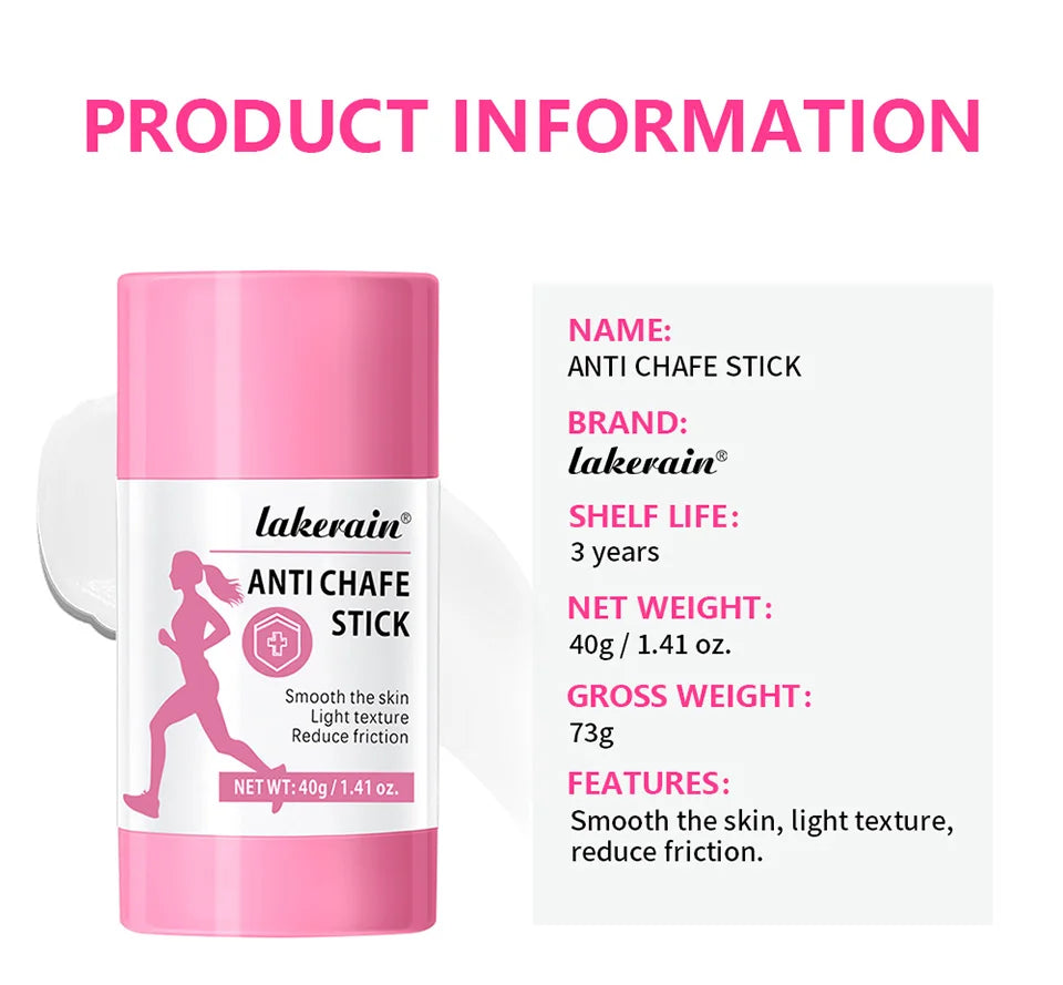 Anti Chafing Stick Friction Reducing Balm for Skin Protection - 17