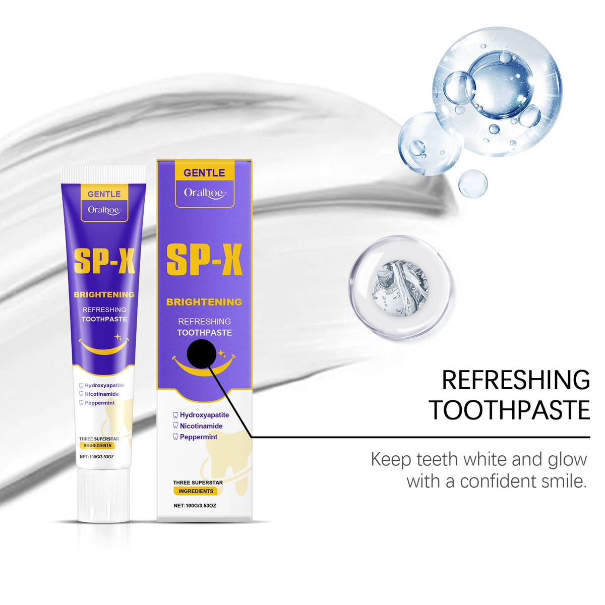 Brightening Toothpaste Teeth Whitening Stain Remover