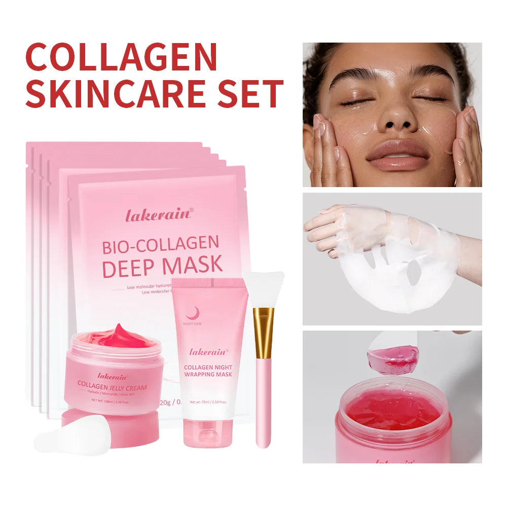 Collagen Skincare Set Facial Moisturizer Routine - 1