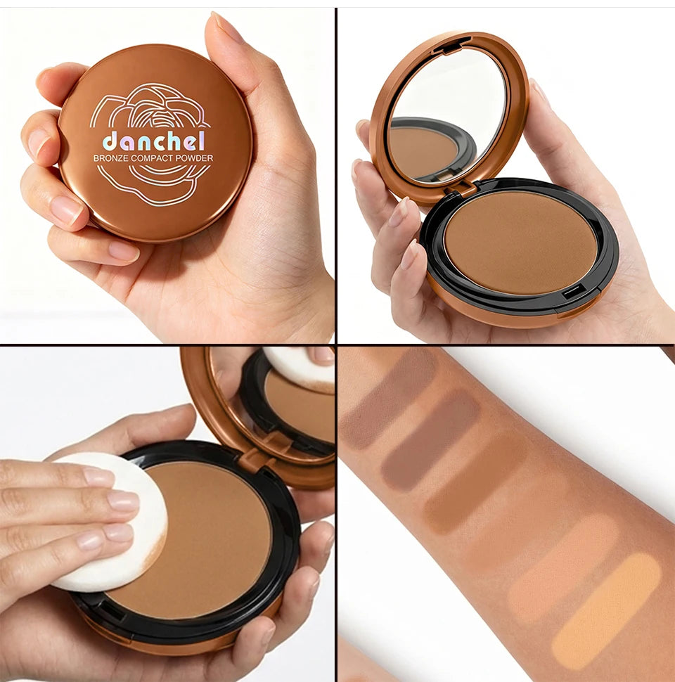 Matte Bronze Pressed Powder Contour and Setting Face Powder