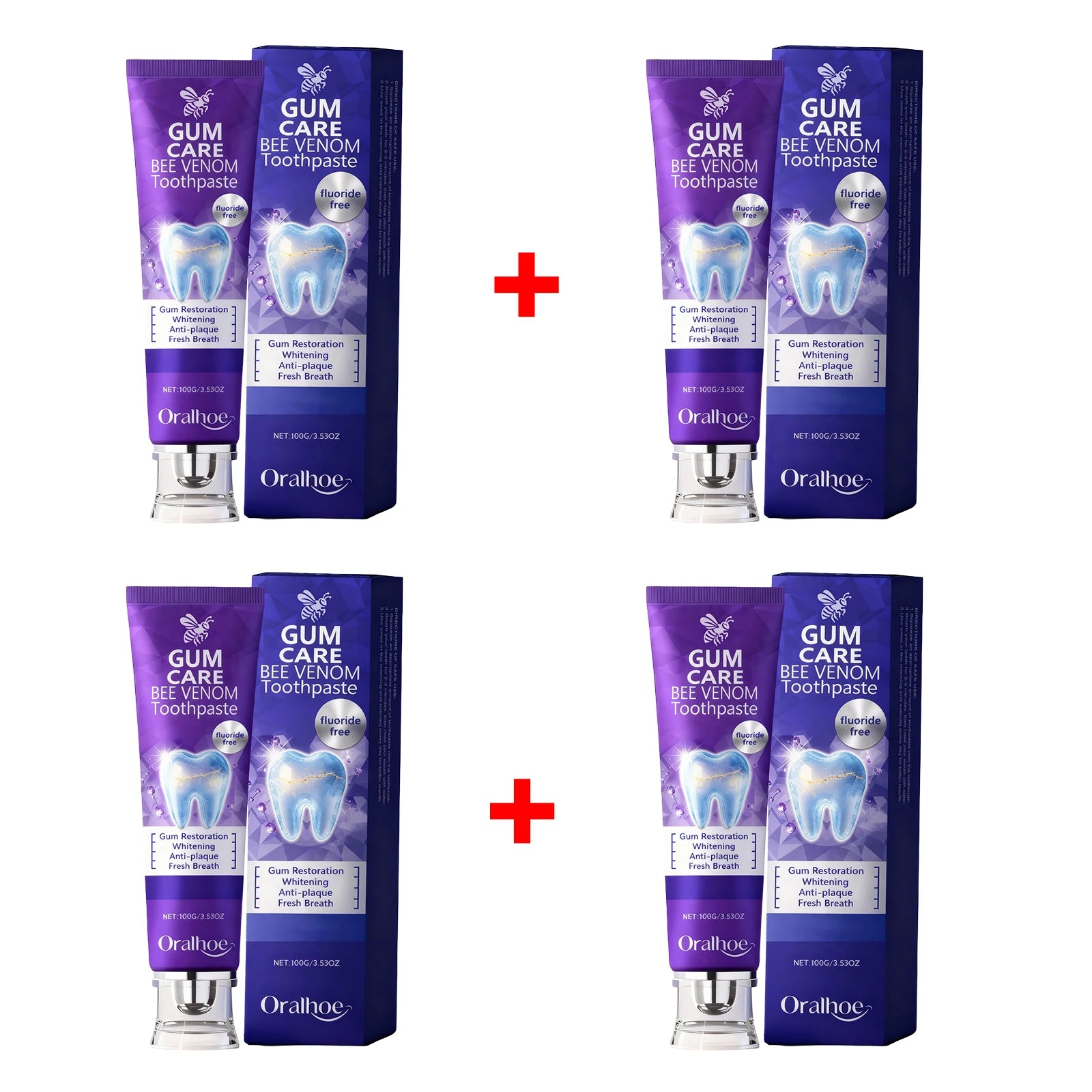 Bee Venom Toothpaste Gum Care and Teeth Whitening Oral Hygiene Cleaner - 17