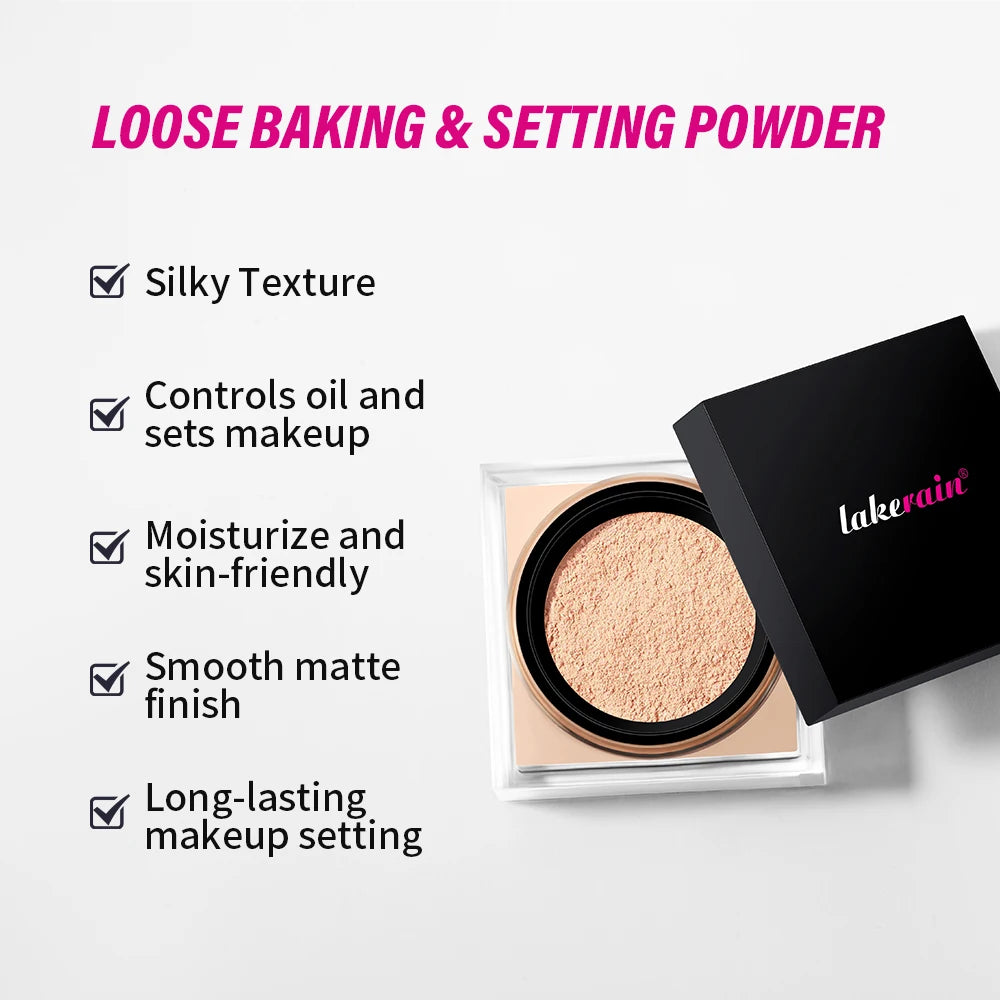 Matte Loose Setting Powder and Finishing Powder for Flawless Skin