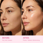 PDRN Pink Peptide Serum and Collagen Balm Set Face Hydration Treatment