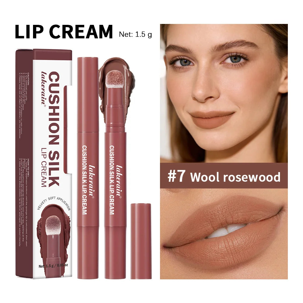 2 in 1 Air Cushion Lip Cream and Blush Waterproof Matte Lip Tint - 29