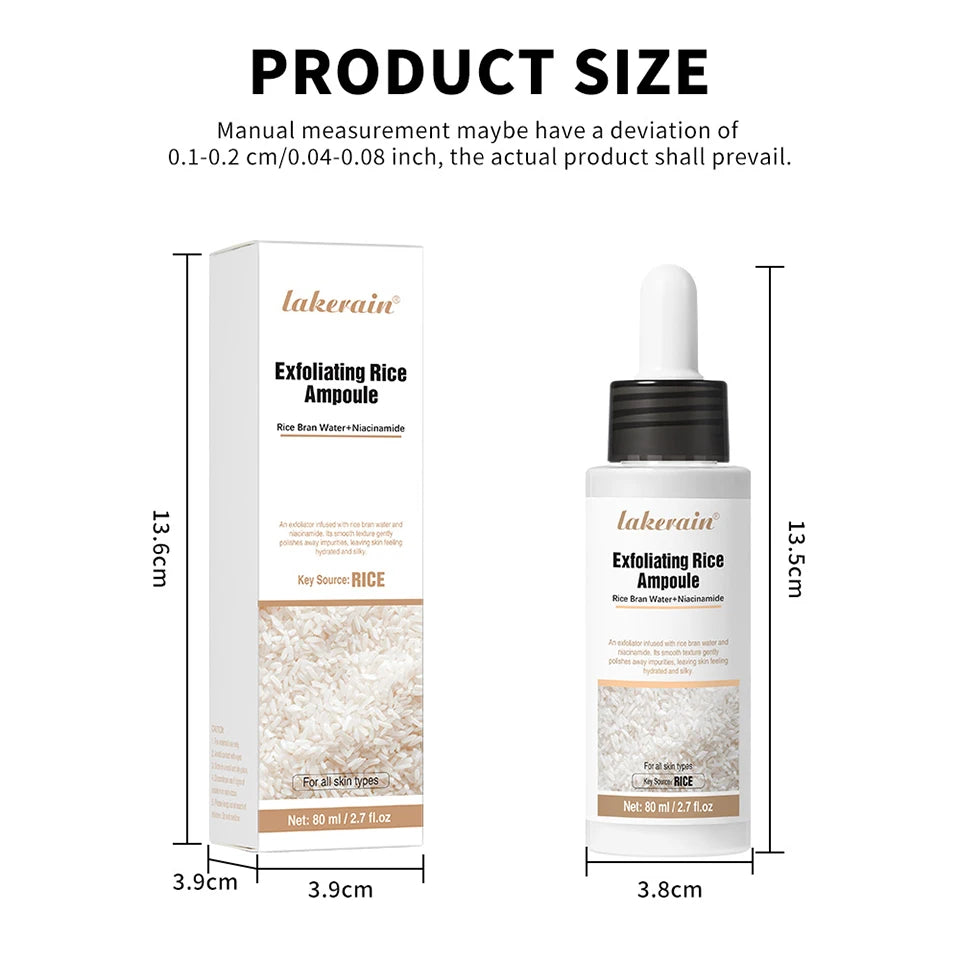 Rice Exfoliating Essence Face Peeling Serum for Brightening Skin