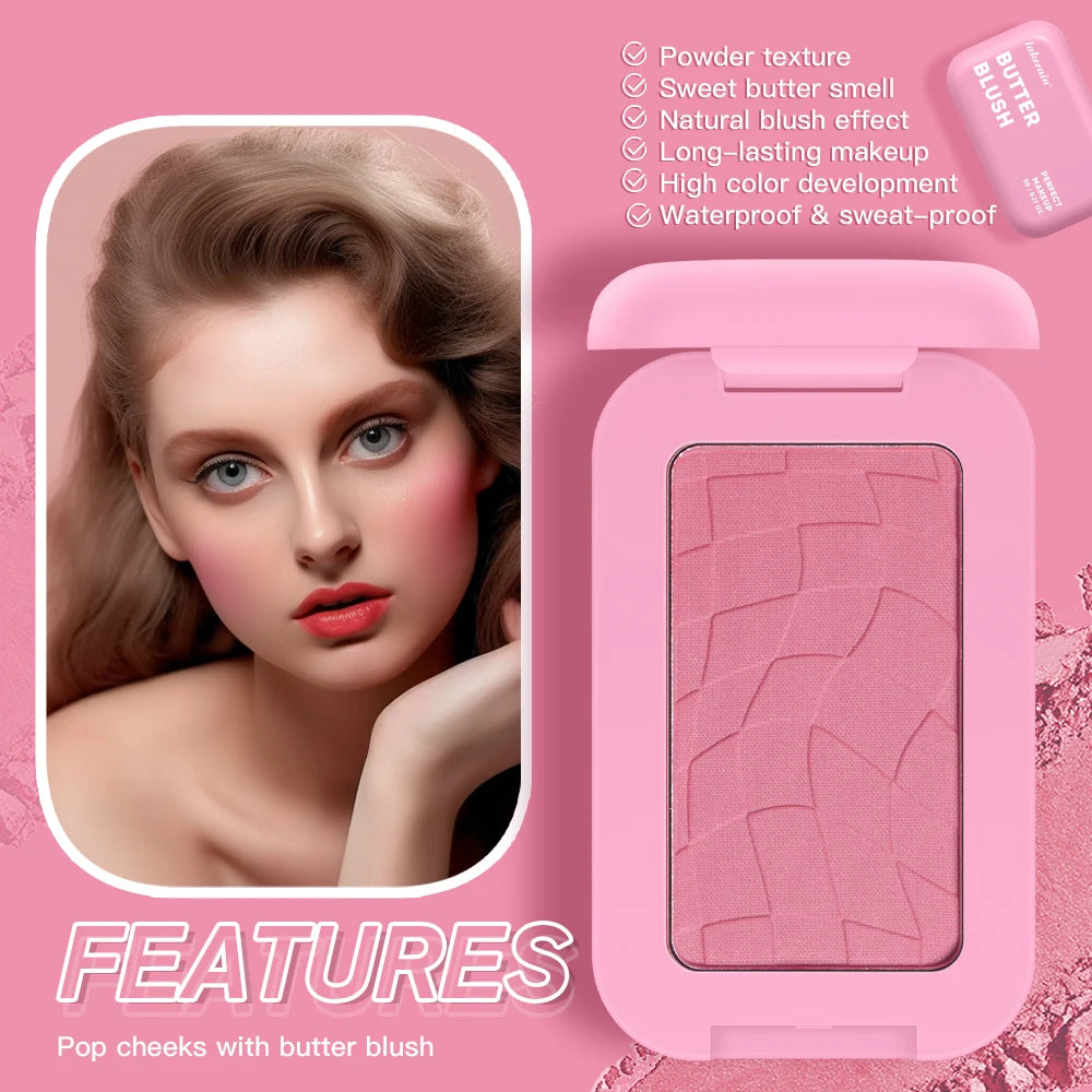 Butter Blush Palette Long Lasting Cream Cheek Makeup - 3