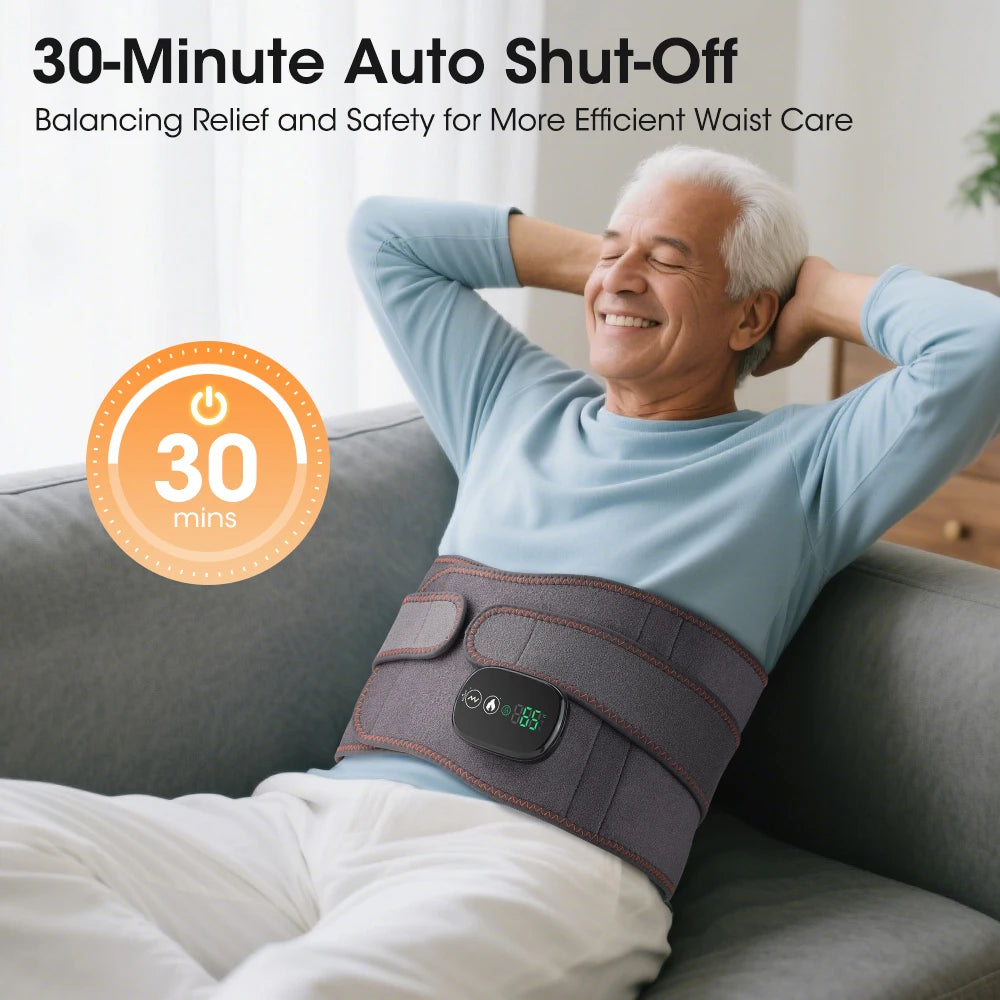 Heated Waist Massager and Back Vibration Belt