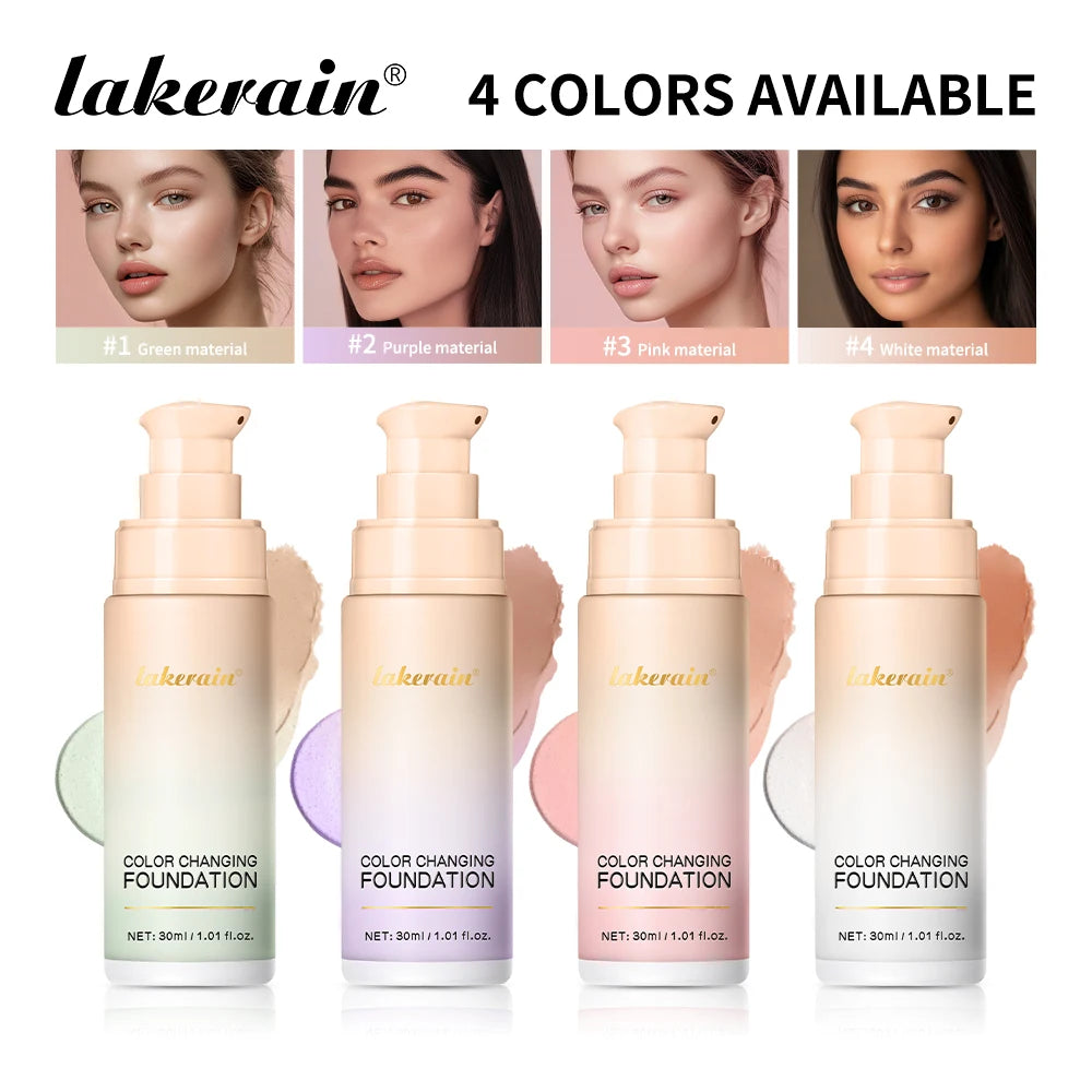 Color Changing Foundation Liquid Makeup Base Face Primer - 1