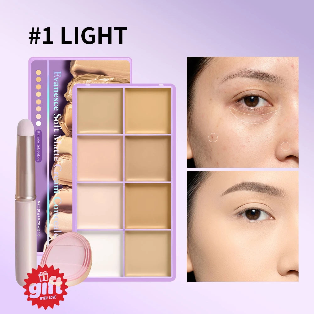 Cream Concealer Palette and Contouring Kit - 20