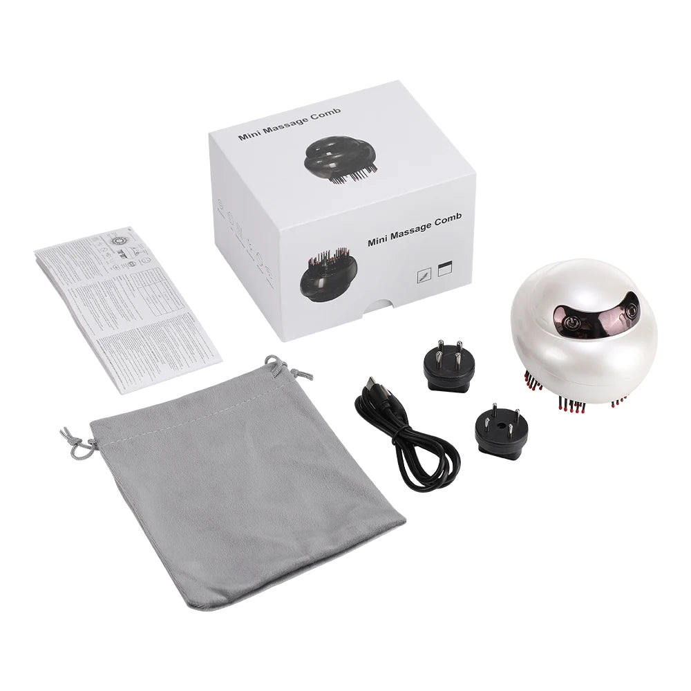 Electric Scalp Massager and Hair Oil Applicator Brush