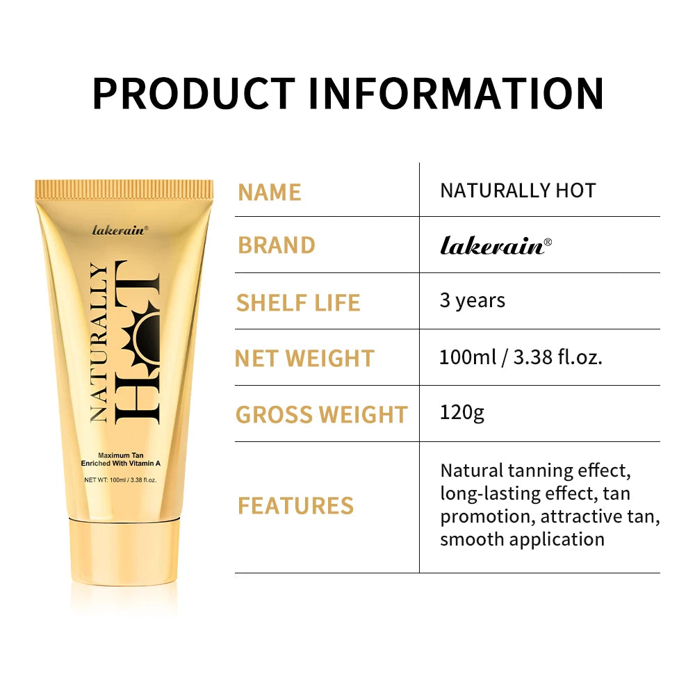 Hot Tanning Cream Self Tanner Bronzer for Natural Glow - 4