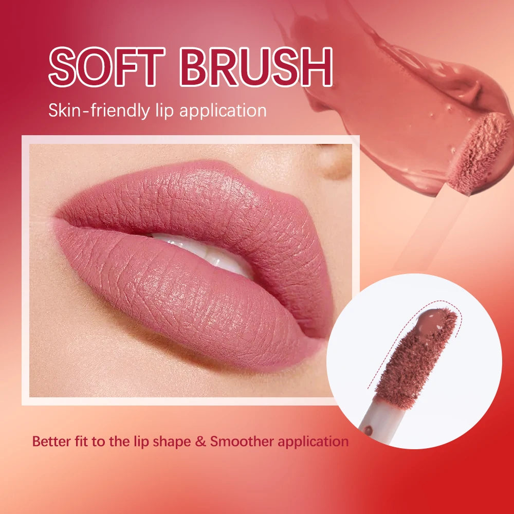 Matte Liquid Lipstick Waterproof Long Lasting Lip Glaze Makeup - 3