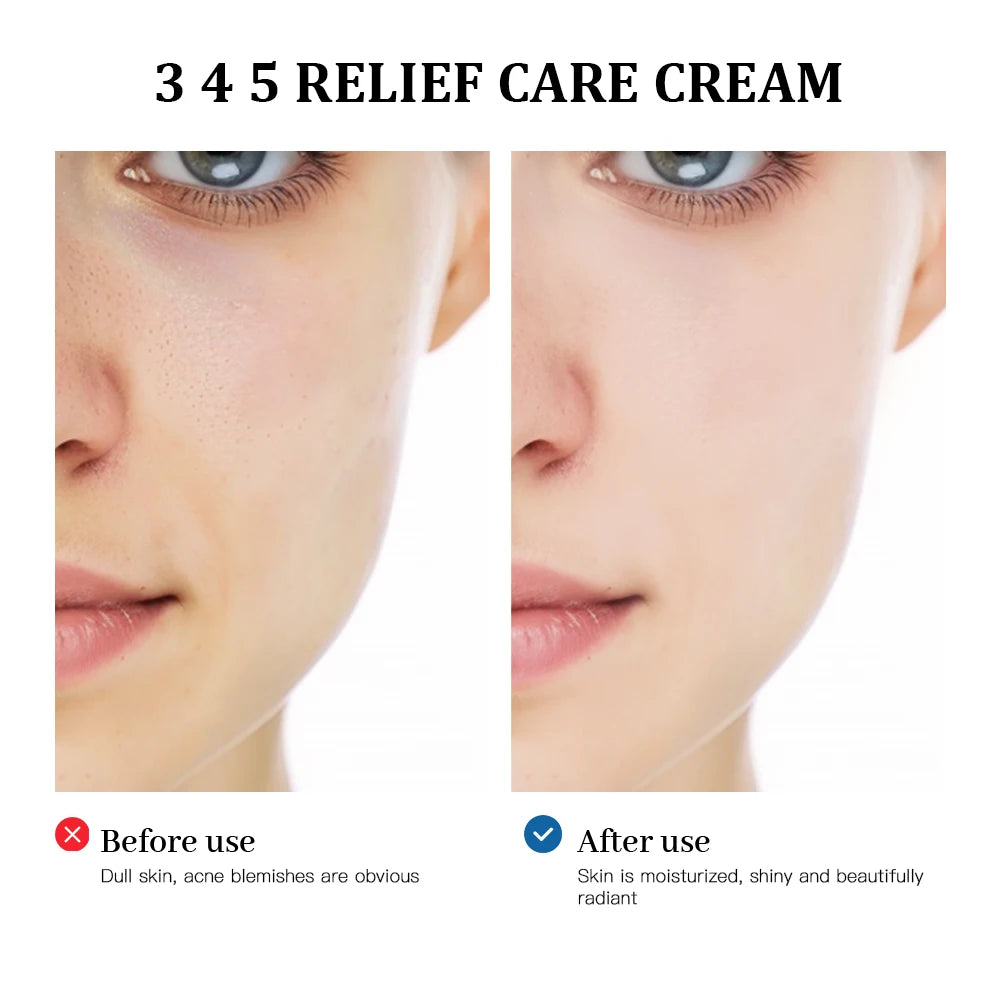 345 Relief Care Cream Moisturizing Facial Repair Lotion