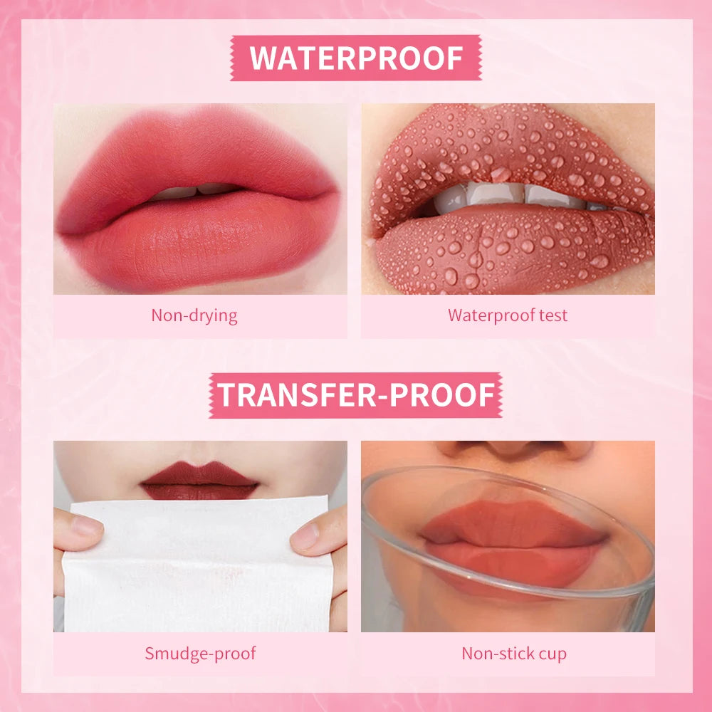 Water Lip Stain and Liquid Blush Long Lasting Tint