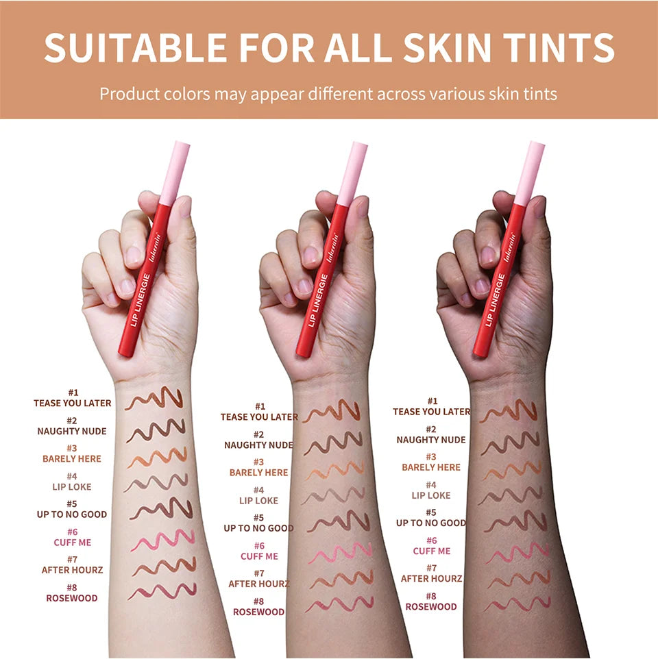 Waterproof Lip Liner Pencil Felt Tip Lip Stain Pen