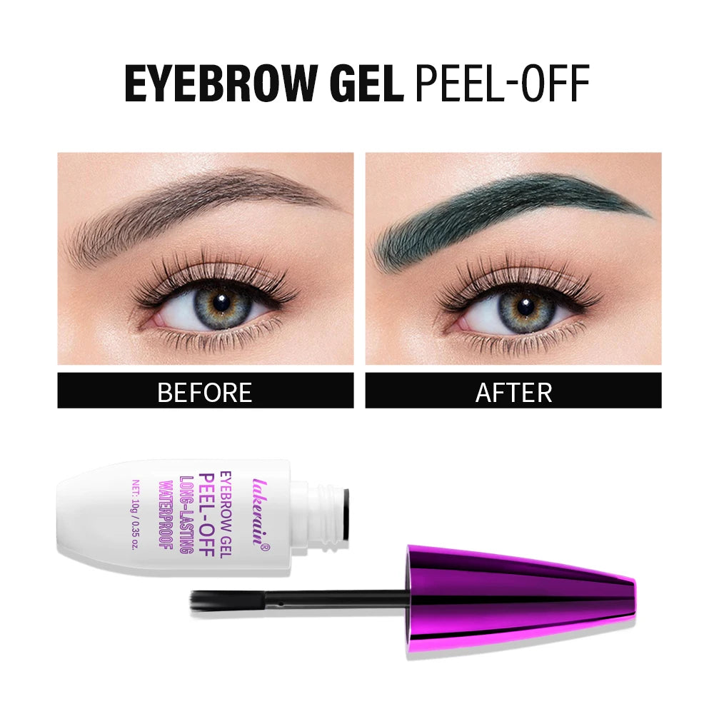 Peel Off Eyebrow Gel Long Lasting Tattoo Eyebrow Tint - 4