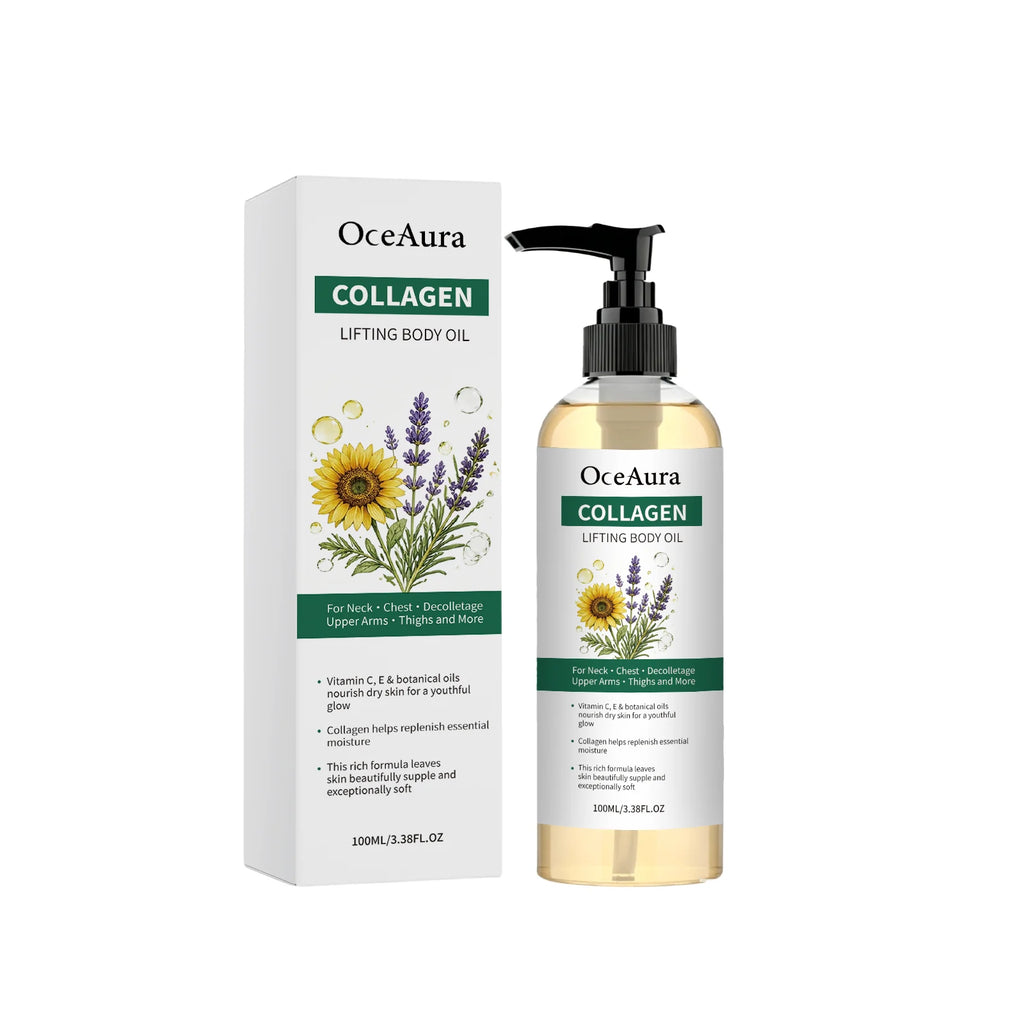 Collagen Body Oil Skin Tightening Moisturizer for Dry Rough Skin