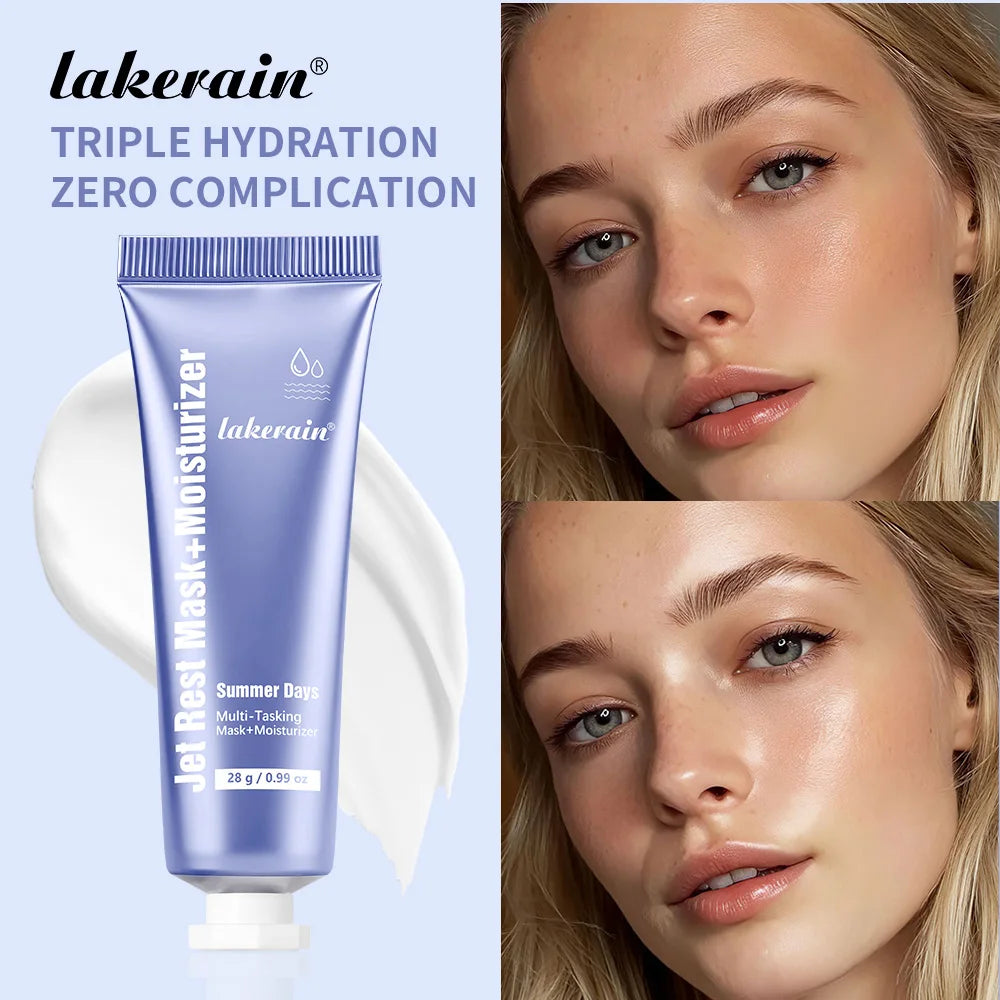 2 in 1 Face Moisturizer and Hydrating Overnight Mask Skin Care Cream