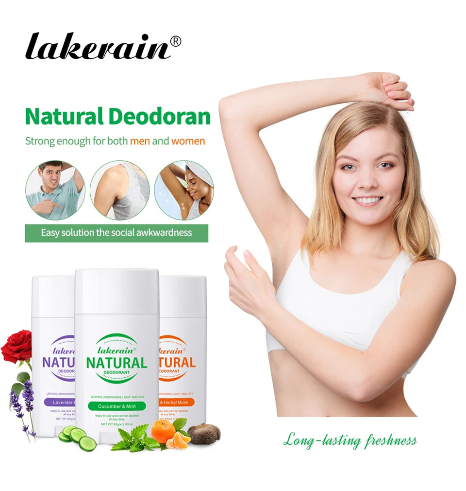 Natural Deodorant Stick Long Lasting Solid Perfume Balm