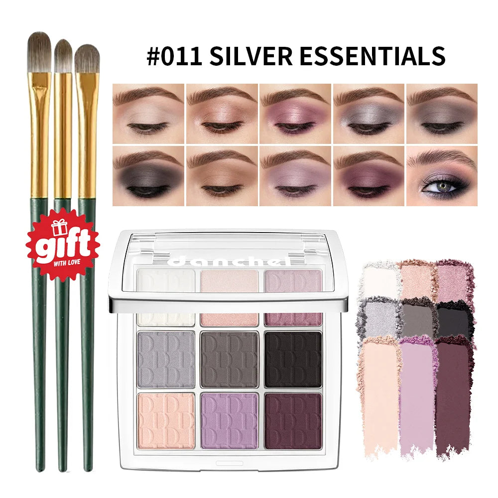 9 Color Eyeshadow Palette Matte Shimmer Professional Makeup Kit - 22