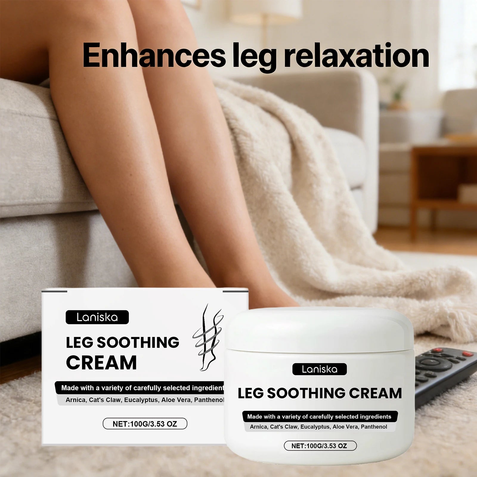 Leg Soothing Cream Muscle Relief Moisturizing Massage Balm - 5