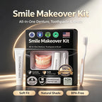 Moldable Silicone Denture Set Instant Smile Cosmetic False Teeth