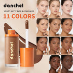 Liquid Foundation and Concealer Buildable Velvet Matte Face Makeup