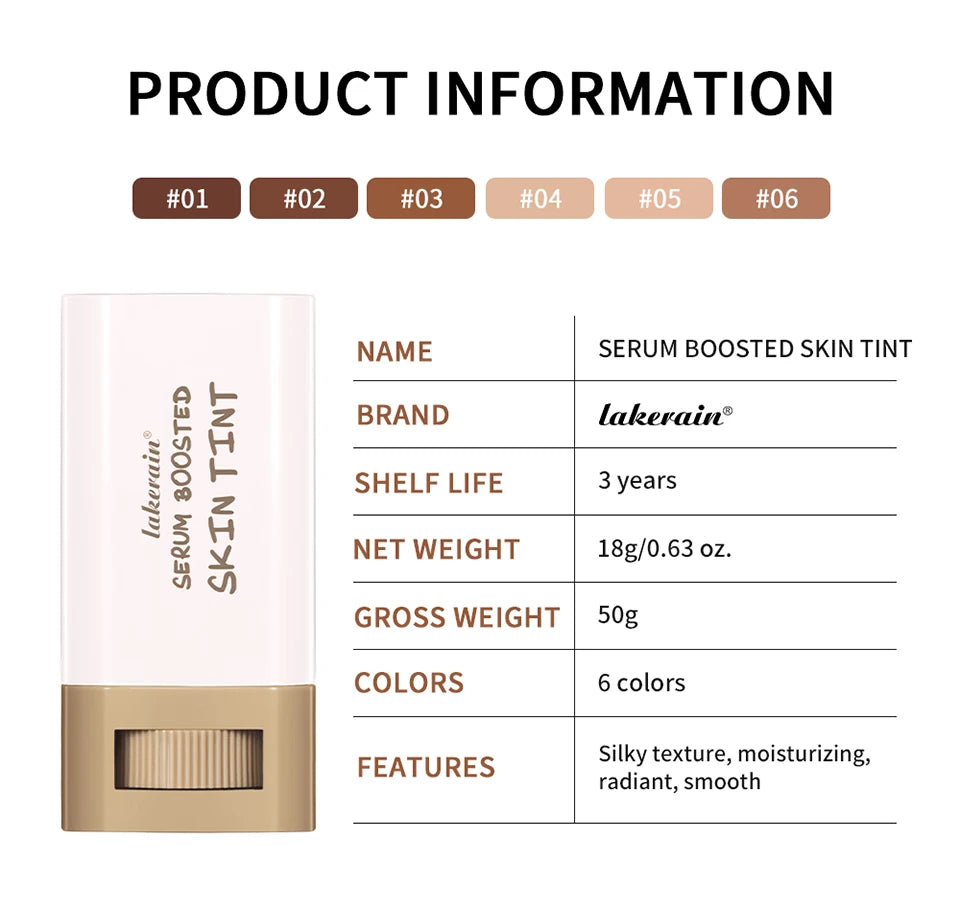 Skin Tint Stick Serum Foundation Cream Concealer Makeup - 17